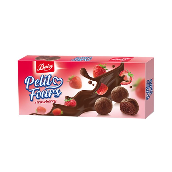 Petitfours Erdbeer