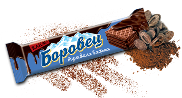 "Borovets" Waffel mit Kakaocreme